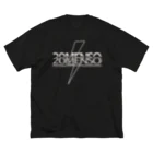 GleamOut Designの20MENSO LOGO INAZUMA ビッグシルエットTシャツ