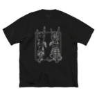 kuzudameya shop💀 by SUZURIのHands sign ビッグシルエットTシャツ
