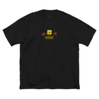 kentaru ː イケダケンタルーの酒飲　A GOLDEN DRINK  ビッグシルエットTシャツ