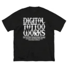 DIGITAL TATTOO WORKS/sickのdigital tattoo works rogo ビッグシルエットTシャツ