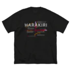 石田 汲の切腹マニュアル ビッグシルエットTシャツ