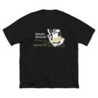 似顔絵工房きすけンちのサバゲータイハク隊員 ビッグシルエットTシャツ