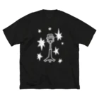 cosmicatiromの漫才マイク 白 ビッグシルエットTシャツ