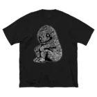  Dark blancoのDark blanco "Monster 15" ビッグシルエットTシャツ