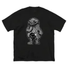  Dark blancoのDark blanco "Monster 13" ビッグシルエットTシャツ