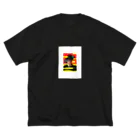 CHEAT_LANDのMO 盲目おじさん ビッグシルエットTシャツ