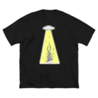 SURREAL SHOPの【黒専用】 UFO-MEN Big T-Shirt