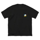 nwsbrush storeのイエローパンダ ビッグシルエットTシャツ