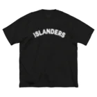 FUNNY JOKESのISLANDERS-アイランダース- 白ロゴ ビッグシルエットTシャツ