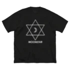 MIZUKICOCOのムーンスター（白抜き） Big T-Shirt