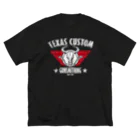 TEXAS CUSTOM GUNSMITHINGのTEXAS CUSTOM GUNSMITHING BULL SKULL ビッグシルエットTシャツ