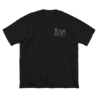 GateSpaceDesignの0/f ゆるがない ロゴ01（白抜き） Big T-Shirt