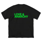 I Want$ PatronのLOVE&ANARCHY ビッグシルエットTシャツ