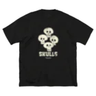 Little MachoのSCULLS ビッグシルエットTシャツ