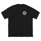 ポンチー麻雀の麻雀イーピンバックプリントTシャツ（ブラック） Big T-Shirt
