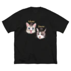 なにぬ猫-YAの＜うちの子＋にくきゅう＊ポートレート＞KHAW & DAOW ビッグシルエットTシャツ