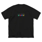 SoBoL_73の兎サイバーマスク ビッグシルエットTシャツ