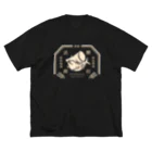 ぷにおもちSHOPのかつおのたたき こいくち ビッグシルエットTシャツ