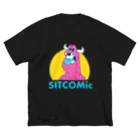 SITCOMicのDrop Eyes Pluffy ビッグシルエットTシャツ