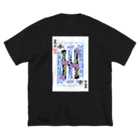 WAYADAGANE!!!の個展記念グッズ♣︎Ｋ連獅子 ビッグシルエットTシャツ