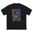 MUYU /  Animal ArtistのWhale Bound For The Moon Big T-Shirt