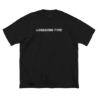 LONESOME TYPE ススのLONESOME TYPE （WHITE） ビッグシルエットTシャツ