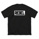 GALACTIC REBELのREBEL WHITE ビッグシルエットTシャツ