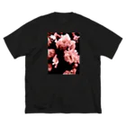 DUSTのROSE ビッグシルエットTシャツ