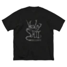 HOLYSHIT STUFFのHOLYSHIT GRAYLOGO ビッグシルエットTシャツ