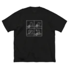 nsnのCHIPS ビッグシルエットTシャツ