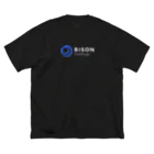 bisonholdingsのbison_logo_bluewhite Big T-Shirt