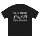 AURA_HYSTERICAのBuy high, sell higher ビッグシルエットTシャツ