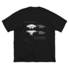 あにまきな工房のRorschach test for predators ビッグシルエットTシャツ