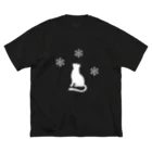 リオ@ゲーム実況者の雪猫 ビッグシルエットTシャツ