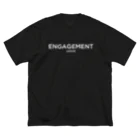 IT Library StoreのENGAEMENT エンゲージメント BLACK ビッグシルエットTシャツ