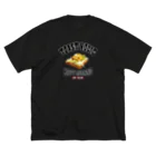 メシテロタイプ（飯テロTシャツブランド）のたまごサラダ（アレンジトースト ビンテージ風） Big T-Shirt