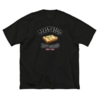 メシテロタイプ（飯テロTシャツブランド）のガーリック（アレンジトースト ビンテージ風） Big T-Shirt