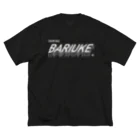 FUCK OFF TOKYOのBARIUKE（バリウケ）白文字 ビッグシルエットTシャツ