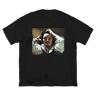 Takahashijunのギュスターヴ・クールベ「絶望」 グッズ ビッグシルエットTシャツ