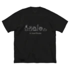 わたわたぽぽぽのWe become Bibimbap（白線） Big T-Shirt