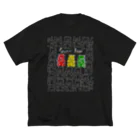 LAPLACEのグミベア（濃色） ビッグシルエットTシャツ