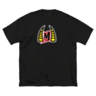 THE GREAT MAKO PRO-WRESTLING【DOKUKIRI】の角ティーシャツ ビッグシルエットTシャツ