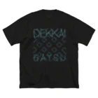 BATSUのでっかい×T（くろ） ビッグシルエットTシャツ