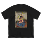 nidan-illustrationの"武者絵" 3-#1 ビッグシルエットTシャツ