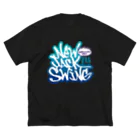 FOXY COLORSのNew Jack Swing blue  ビッグシルエットTシャツ