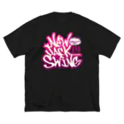 FOXY COLORSのNew Jack Swing pink Big T-Shirt