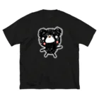 usa100のヨーガくま ビッグシルエットTシャツ