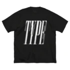 TypeCacheのTYPE T-Pixel Slanted tee ビッグシルエットTシャツ