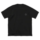 hyperbolicの家紋Tシャツ 三ツ鐶（みつかん） 루즈핏 티셔츠