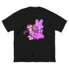 Rimε・●・зstoreのやみかわぷりんちゃん ビッグシルエットTシャツ